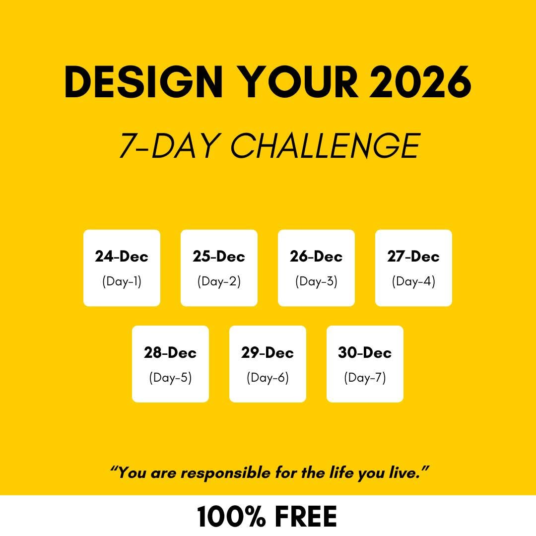 Original Design Your 2026 seven-day challenge poster