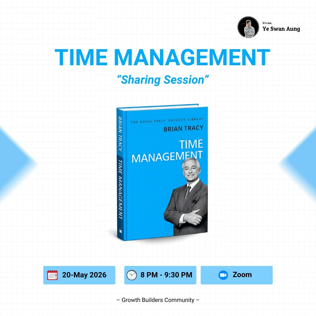 Time Management sharing session poster